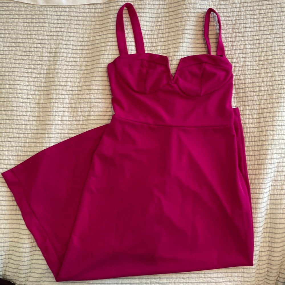 Pink Midi Dress